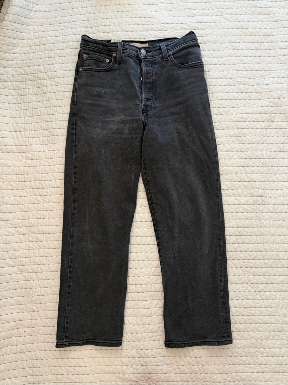 Levi's Women's Black Straight Jeans